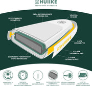 View HUIIKE Tabla Paddle Surf Hinchable con Accesorios Incluidos, Remo, Quillas, Inflador. Stand Up Paddle Board Gran Estabilidad y Resistencia. 305 x 84 x image 6