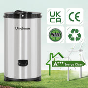 View Wäscheschleuder 3200 U/min Umelome, 4KG, Energie-und Stromsparschleuder wäscheschleudern, Energieklasse A+++, Silber [Energieklasse A+++] image 3