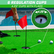 View 12'x5' Golf Putting Green for Indoor & Outdoor Putting Practice image 4