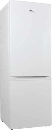 View VOK Frigorífico Combi 154L EVR-154DEW, 142 cm Altura x 48,3 cm Ancho, Clase E, Bajo Nivel Sonoro 39 dB, Puerta Reversible, Estanterías Cristal image 3