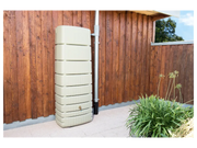 View 4rain Regentonne »SLIM«, 650 Liter Volumen, inklusive Auslaufhahn und Windsicherung image 1