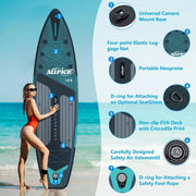 View 2026 Tabla de Paddle Surf Inflable ALLPICK Premium (Verde Premium) – Set Completo con Soporte Universal para Cámara, Remo Ajustable, para image 6