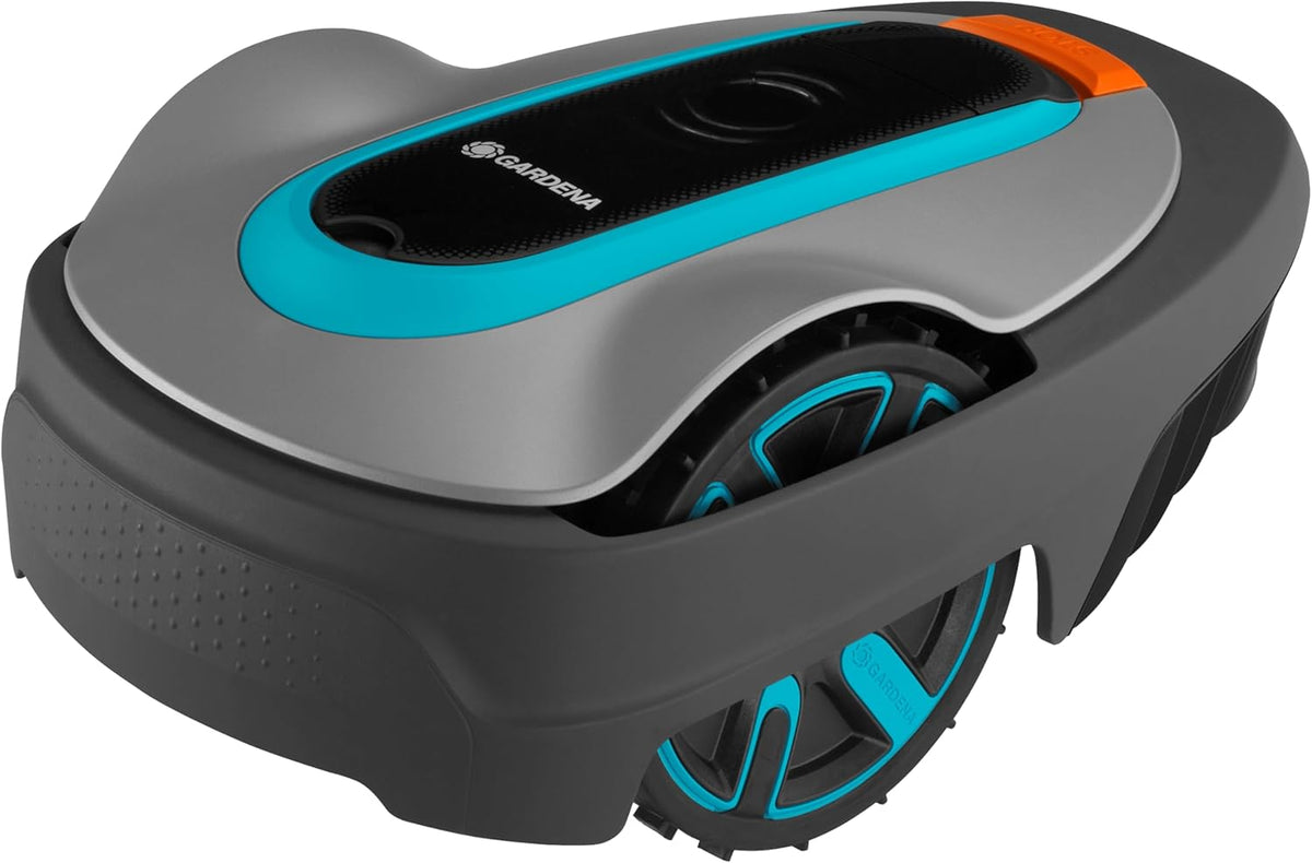 Gardena Mähroboter SILENO minimo 250 m²: intelligenter Rasenmäher mit optimaler Konnektivität, mit Gardena Bluetooth App programmierbar, DE-Version (