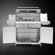 View TAINO PLATINUM YAMARA 6+2 Gasgrill Edelstahl 6 Brenner Keramik Sear-Burner Keramik Backburner Piezo-Zündung Grillrost Gusseisen image 3
