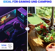 View Bomann Mini Kühlschrank 42 Liter | Getränkekühlschrank klein für Büro, Camping und Gaming | kleiner Kühlschrank leise 39 dB | Minibar mit wechselbarem image 4