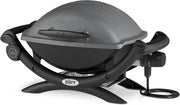 View Weber Q1400 Elektrogrill, 43 x 32cm Grillfäche, portabler BBQ Grill, 2-geteilter porzellanemaillierter Guss-Grillrost, Aluminiumguss Deckel & Gehäuse image 1