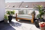 View Primaster Loungebett Capri inkl. Auflage Sonnenbett 141x130x35cm Sonnenliege image 2