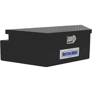 View UTILITY TRAILER TONGUE TOOL BOX, BLACK, WIDE, V SHAPED 39INX16.5INX12IN image 1