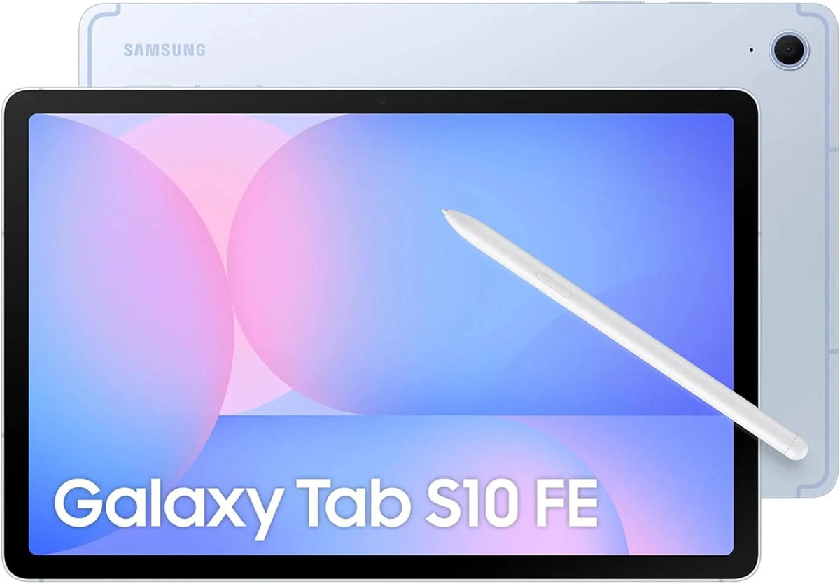Galaxy Tab S10 FE 256GB, Tablet Android + S Pen, Galaxy AI, 8GB RAM, Pantalla de 10,9", Batería de Larga Duración, Azul, Garantía del Fabricante 3