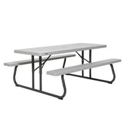 View 6-Foot Classic Folding Picnic Table 48 image 1
