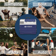 View Kompressor Kühlbox elektrisch, Gefriertruhe mit APP-Steuerung, USB-Anschluss, 12/24V, 230V, Räder, transportabler Kühlschrank, Kühltruhe, Gefrierbox image 6