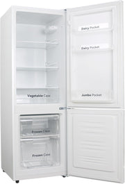 View VOK Frigorífico Combi 154L EVR-154DEW, 142 cm Altura x 48,3 cm Ancho, Clase E, Bajo Nivel Sonoro 39 dB, Puerta Reversible, Estanterías Cristal image 4