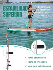 View Niphean Tabla Paddle Surf Hinchable para Adultos con Todos los Accesorios, 320cm Paddle Surf Hinchable para Todos los Niveles, Sup Capacidad 200kg image 3