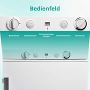 View SMETA Gaskühlschrank Gefrierschrank 12V/230V/Gas, Kühlschrank Mit Gefrierfach 100L, Leiser Kombikühlschrank Für Camping, Zuhause, Wohnwagen, Garage, image 6
