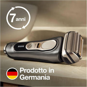 View Braun Series 9 Pro Premium Rasierer Herren, Testsieger Stiftung Warentest, 4+1 Scherkopf, Elektrorasierer & Trimmer, Reinigungsstation, 60 Min image 6