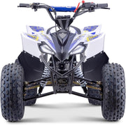 View MINIQuad Infantil 125cc Gasolina automático con Marcha atrás, Azul, Carga máxima 120 kg (Solo para circuitos Cerrados) image 3