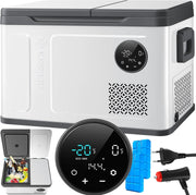 View KESSER Kompressor Kühlbox 2in1 Doppelzone Kühl & Gefrierfach elektrische Gefrierbox mit 2x Kühlakkus & LED-Touch-Bedienung | Kühlschrank Kühlung bis - image 2