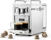 View Die Original 2 Kaffeemaschine, Nespresso kompatible Kapselmaschine, Espressomaschine aus Edelstahl, skandinavisches Design, langlebige, reparierbare image 1