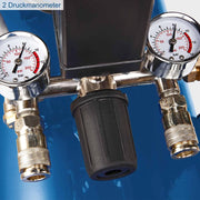 View Scheppach Druckluft Kompressor HC120DC ölgeschmiert und langlebig 2200W Leistung 100L Kessel max. 10bar Druck 371L Ansaugleistung mit Fahrvorrichtung, image 4