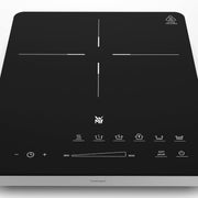 View WMF Kult X Doppel- Induktionskochfeld 2 Platten, Kochplatte bis 28 cm, 2 Kochzonen, 8 Stufen, Topferkennung,Touch-Display, Glaskeramik, Timer-Funktion image 6