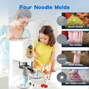 View Kommerzielle Spaghetti-Eismaschine, 28–30 l/h, professionelle Gelato-Eis-Nudelmaschine mit 4 verschiedenen Nudelformen, for Catering und Soft-Serve- image 2