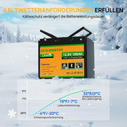 View ECO-WORTHY LiFePO4 12V 100Ah Bluetooth mit 100A BMS Low Temperature Schutz und Max. 15000 Zyklens,1280Wh Lithium Batterie 12V 100Ah Autobatterie für image 3