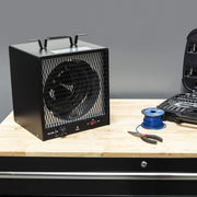 View 240v Portable Electric Garage Heater, Industrial Strength with Internal Thermostat and Carrying Handle, Heats 600 sq. ft. with 6-30R Plug, Perfect for Garages, Workshops and More image 2