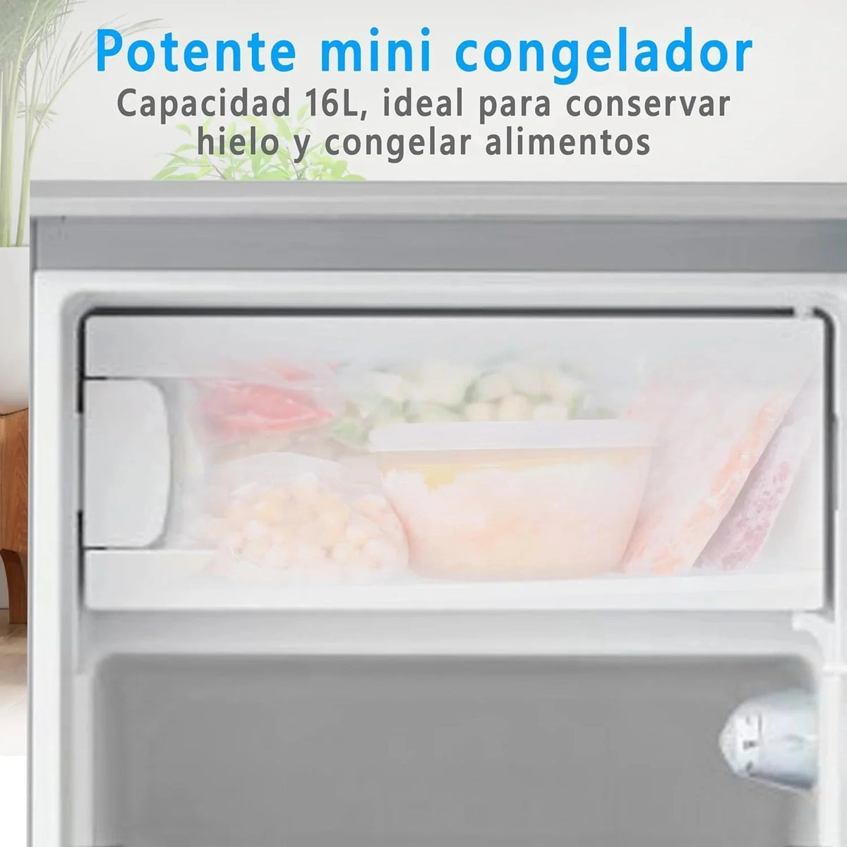 Midea Nevera pequeña 113L con Congelador - Mini frigorífico pequeño para la Habitación/Caravana/Camping - Mini Bar Bajo Consumo - Frigorifico Bajo