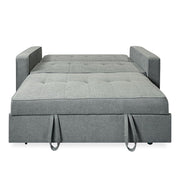 View Sofá Cama De 2 Plazas Modelo Vienna Con Reposabrazos, Gris, Diseño Moderno, Práctico Y Funcional image 4