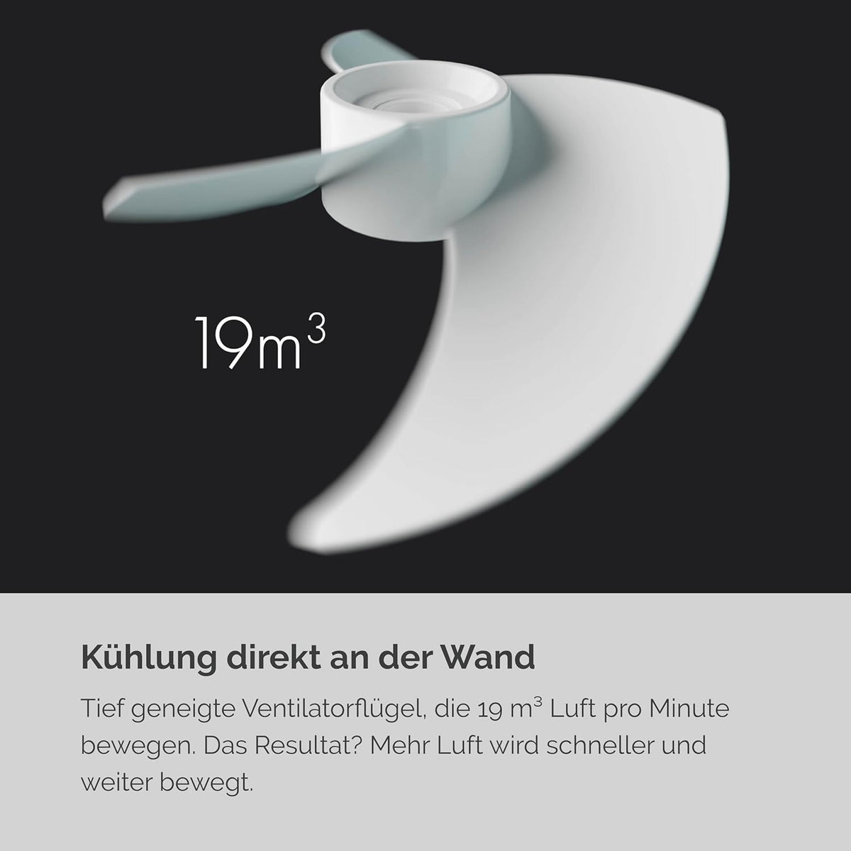 MEACO MeacoFan Sefte Tischventilator - 10 Luftumwälzer mit 12 Geschwindigkeiten - Horizontale und vertikale Oszillation - 3 Oszillationsbereiche -