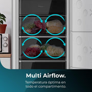 View Cecotec Congelador Vertical de 380L Bolero CoolMarket UF 380 inox D. 1950W, Motor Inverter Plus, Bajo Consumo, Total No Frost, Display door, image 3
