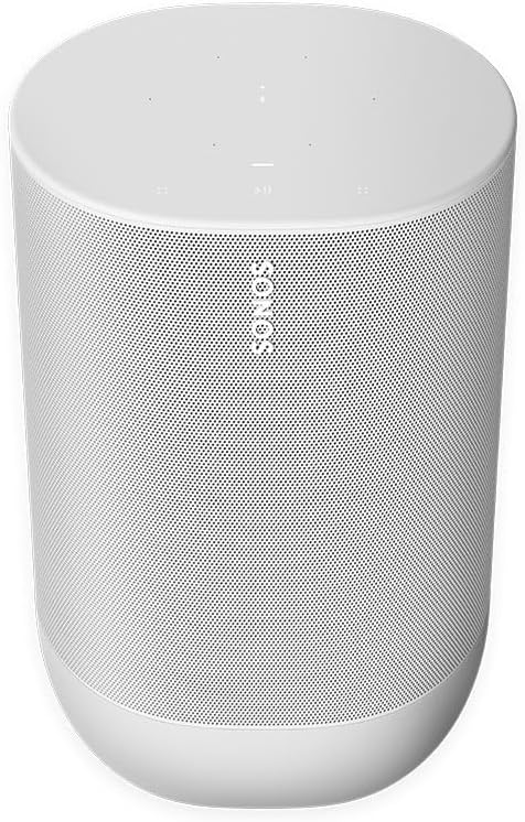 Sonos Move Smart Speaker (Wasserfester WLAN und Bluetooth Lautsprecher mit Alexa Sprachsteuerung, Google Assistant und AirPlay 2 – Kabellose Outdoor