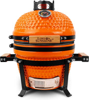View 13-inch ceramic Kamodo charcoal barbecue grill - red image 4