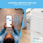 View COMFEE Pingüino Aire Acondicionado Portátil 3 en 1 | 8000 BTU/2000 Frigorías Con App + Mando a Distancia | Climatizador y Deshumidificador | Bajo image 5
