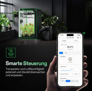 View VIVOSUN Smart Klimaanlage, 7000 BTU, 4-in-1 Funktion mit Temperatur- & Feuchtigkeitssensor, Intelligente Fernbedienung, Ideal für Growzelte und image 2