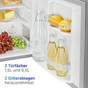 View Bomann Mini Kühlschrank 42 Liter | Getränkekühlschrank klein für Büro, Camping und Gaming | kleiner Kühlschrank leise 39 dB | Minibar mit wechselbarem image 5