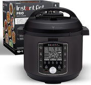 View 10-in-1 Pressure Cooker, Slow Cooker, Rice/Grain Cooker, Steamer, Sauté, Sous Vide, Yogurt Maker, Sterilizer, and Warmer, Includes App With Over 800 Recipes, Black image 1