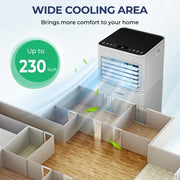View 8000 BTU 3-in-1 Air Cooler with Dehumidifier and Fan Mode image 5