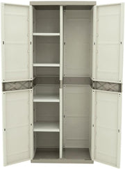 View Plastiken Titanium Cabinets, Plastic, Beige, 70x44x176 cm image 3