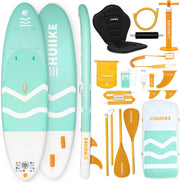 View HUIIKE Tabla Paddle Surf Hinchable con Accesorios Incluidos, Remo, Quillas, Inflador. Stand Up Paddle Board Gran Estabilidad y Resistencia. 305 x 84 x image 1