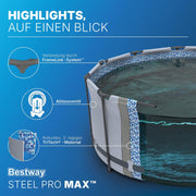 View Bestway Steel Pro Max 5616B-7 Aufstellpool 366 x 100 cm image 6
