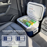 View BINGI Kompressor Kühlbox 22L Mini Tragbarer Elektrischer Kühlschrank 12/24V DC Elektrischer Gefrierschrank Tragbarer Gefrierschrank für Auto LKW image 4