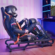 View Soporte para Volante de Carreras VEVOR con Ruedas para Logitech G923/G920/G29, Cabina de simulador de conducción de Acero Resistente, Thrustmaster image 2