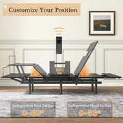 View Adjustable Bed Frame -Wireless Remote -Memory Function -Adjustable Bed Base -Head and Foot Lift Incline -Zero Gravity -Quiet Motorfor Lying Down, image 3