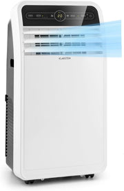 View Klarstein Mobile Klimaanlage mit Abluftschlauch, 4-in-1 Klimagerät mit Ventilator, Luftentfeuchter & Nachtmodus, Kleine & Portable Klimaanlage für image 4