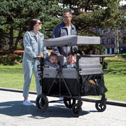 View Jeep Wrangler Deluxe 4 Seater Stroller Wagon by Delta Children image 5