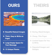 View Stunning 4x6in American National Parks Postcards 15pk. Premium Set of 15 Post Cards of Beautiful Scenic Images for Friends and Family Who Love Hiking Nature and Outdoors or Frame Them as Wall Art! image 6