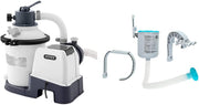 View Intex Depuradora Arena Krystal Clear 3.500 l/h Skimmer Deluxe Filtro 3.028 l/h Easy Set-Metal Frame, 49x43x34 cm, Color Blanco image 1