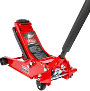 View 3 Ton Low Profile, Aluminum and Steel Racing Floor Jack with Dual Pistons Quick Lift Pump for Sport Utility Vehicle, Lifting Range 3-15/16" min to 18- image 3