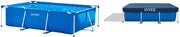 View Intex 28271Np Small Frame Piscina Desmontable, 260 X 160 X 65 Cm, 2.282 Litros + 28038 Cobertor Piscina Rectangular Prisma/Small Frame 300 X 200 Cm image 1